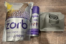 Dyson NEW Carpet Cleaning Kit Set 8.5 oz Spot Cleaner ZORB Powder & Groomer Tool