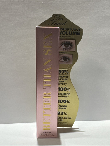 Too Faced Better Than Sex Volumizing Black Mascara 0.27oz Full Size NIB - Picture 1 of 3