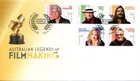 2022 Australian Legends of Film Making - FDC Gummed stamps