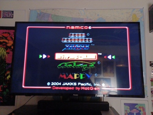 Vintage Namco Ms. Pac-Man 2004 5-in-1 Plug & Play TV getestet/spielt super! SCHNELLER VERSAND! - Bild 2 von 24