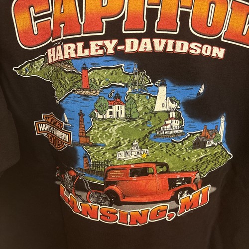 Harley Davidson Shirt Men Size Large Black - Picture 2 of 4