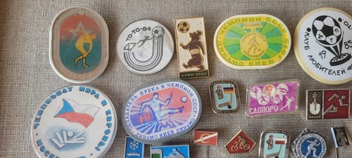 Sport Olympics Set of 150 USSR Soviet russian badges pins - Picture 2 of 24