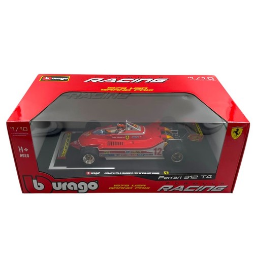 BBURAGO FERRARI 312 T4 – GP USA EAST 1979 WINNER – G.VILLENEUVE –1:18 - Foto 2 di 4