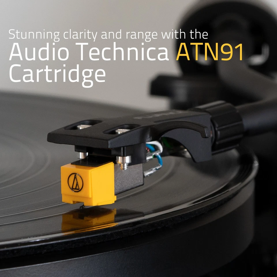 Fluance Classic HiFi Vinyl Turntable Record Player Audio Technica Cartridge - Image 2 of 4