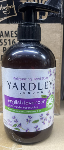 1x JABÓN DE MANOS HIDRATANTE LÍQUIDO YARDLEY LONDON LAVANDA INGLESA 14 OZ - Imagen 1 de 4