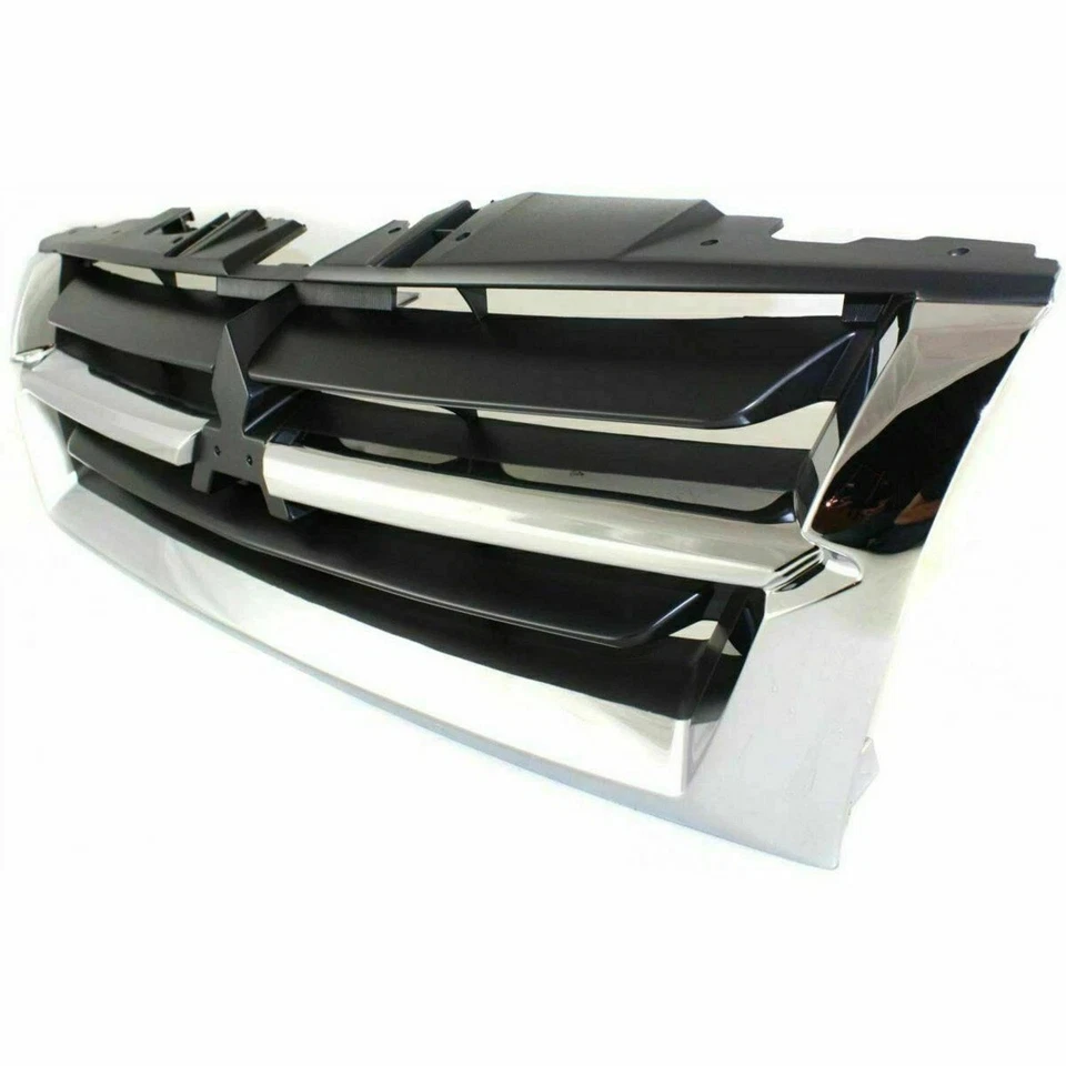 New Front Grille Assembly Black and Chrome For 2001 Mitsubishi Montero MI1200231 — 第 3/4 张图片