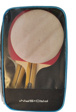 Pro Spin Ping Pong Table Tennis Set Paddles Net 3 Balls