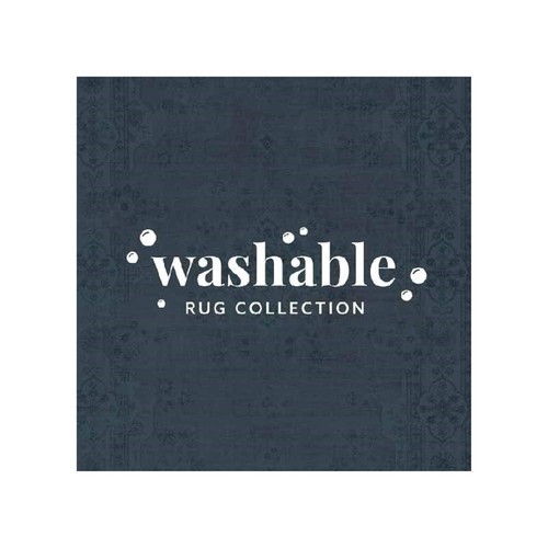 Linon Washable Blanche Polyester 2'x3' Rug in Pink - Picture 11 of 17