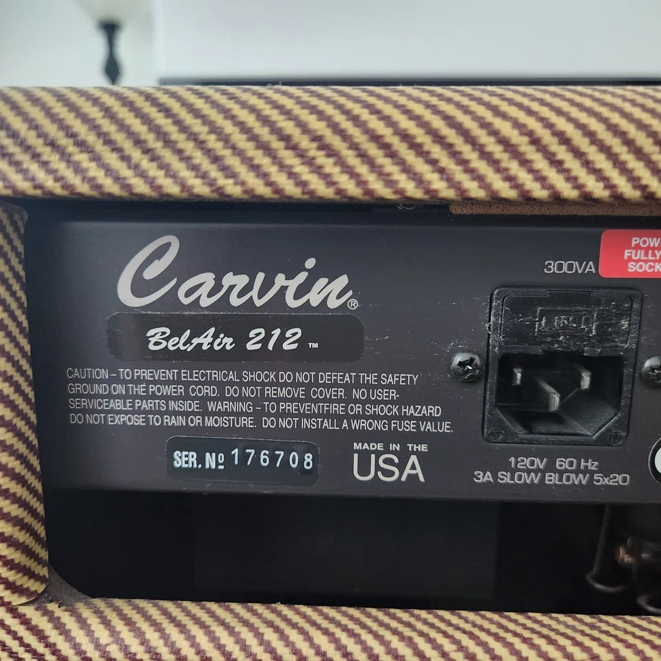 Carvin 212 Bel Air Guitar Amplifier (2000) Combo Amp - Image 3 of 4