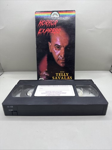 Horror Express 1972 VHS VCR Video Tape Movie Telly Savalas  70s Horror 1998 