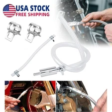 Clutch Brake Bleeder Hose One Way Valve Tube Bleeding Tool Kit Motorcycle Car au