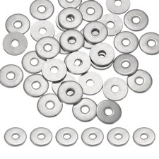 36Pcs M4 x 16mm 304 Stainless Steel Flat Washers for Screws Bolts