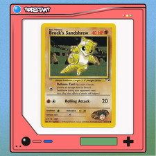 Pokémon Card Brock's Sandshrew - 71/132 - Gym Heroes - Exc