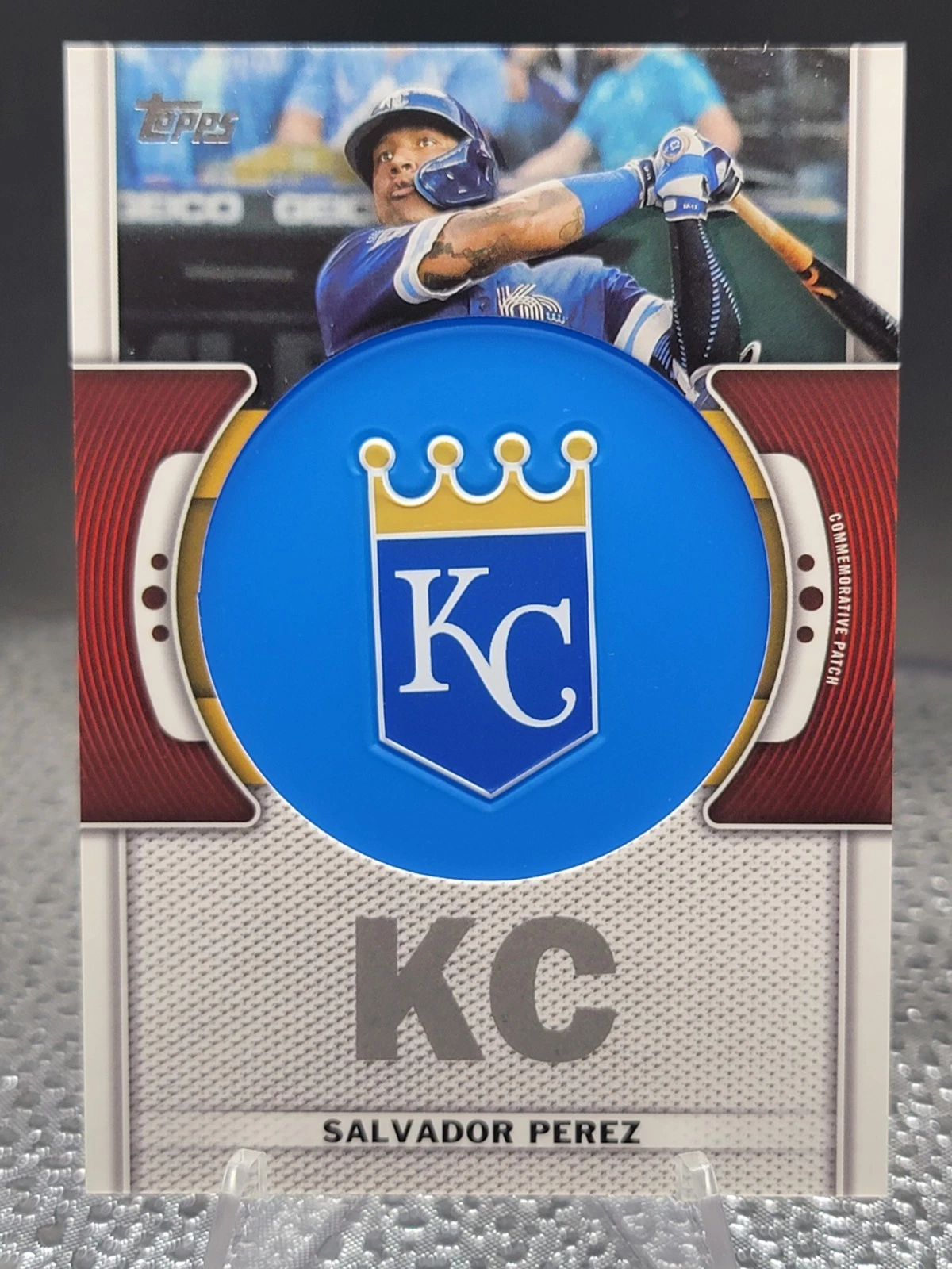 Salvador Perez trading card