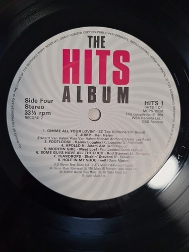 The Hits Album - CBS - HITS1 - 2LP - Stereo - UK - 1st Press - Gatefold - 1984 - - Picture 17 of 18