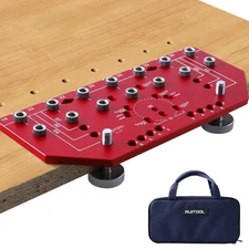 Shelf Pin Jig and Hinge Jig Two-in-One, Self-contained Clamping Function All ...