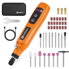 Mini Cordless Rotary Tool 3.7V, 5-Speed Rotary Tool Kit with 43 ,-Charging Po...