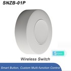 APP Remote Control For Zigbee CR2477 Color: White Item Dimensions ON-OFF-ON