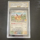 Pokémon Eevee AGS 10  Prismatic Evolutions Reverse Holo Pokemon day stamp