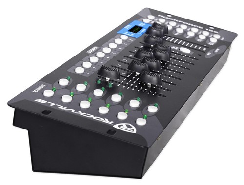 2 Chauvet DJ 4BAR LT QuadBT ILS Bluetooth Light Kits+Footswitches+DMX Controller - Picture 7 of 12