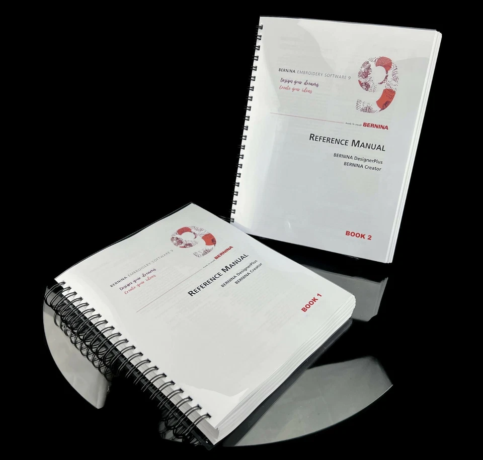 Bernina Embroidery Software 9 (2024 Edition) Manual 800 Pages Full Color 2 Books - Image 3 of 4