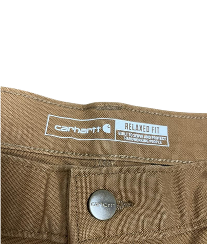 Pantalon utilitaire Carhartt robuste Flex coupe décontractée double genou neuf avec remises étiquette 42 x 30 toile