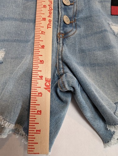 Jordache NWT Girls Tween Distressed Shorts High Rise Midi Denim Adj Waist 16 Y38 - Picture 19 of 19