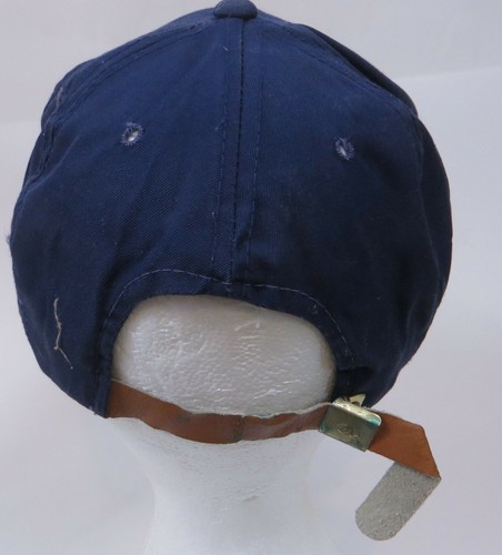 Vtg Fleischmann’s Gin Cap Hat w/ Leather Strapback Clasp Champion Headwear - Picture 3 of 4