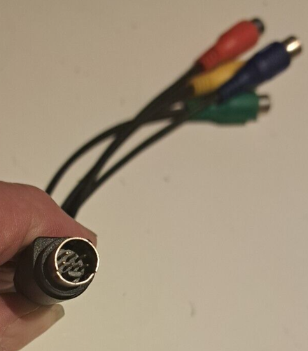 S-Video 7 Pin To 4 RCA Female RGB Component Cable For DVD TV HDTV VCR PC - Picture 6 of 6