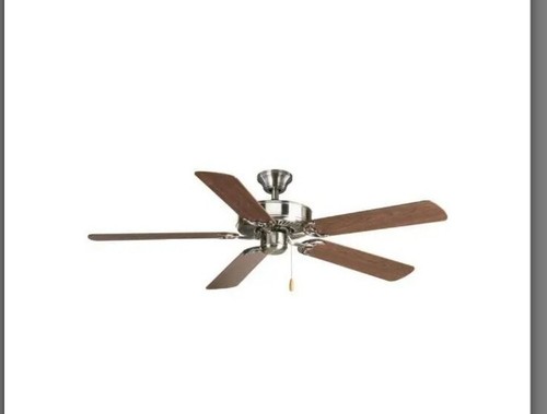 Progress Lighting Air Pro 52" 5 Blade Ceiling Fan | Brushed Nickel | P2501-09 - Picture 1 of 6