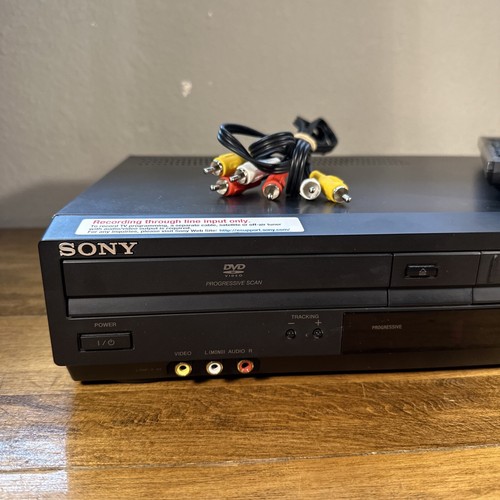 SONY SLV-D281P DVD VHS Combo Player & VCR Recorder w/ Remote Tested - Excellent - Picture 3 of 13