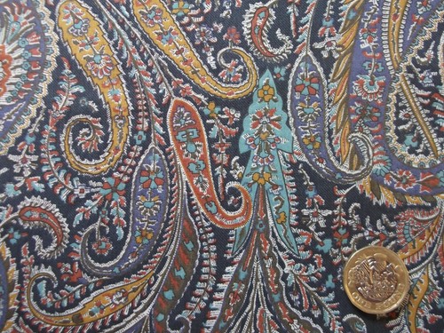 Paisley FELIX and ISABELLE Liberty Tana Lawn cotton 30 x 33 cm - Picture 4 of 4