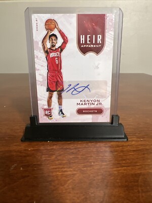 2020-21 COURT KINGS KENYON MARTIN JR 11/99 HEIR APPARENT AUTO ROOKIE ROCKETS