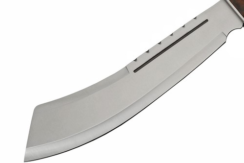 Machete | Rite Edge 13" Hackbeil Klinge Full Tang braun Holzgriff + Scheide - Bild 5 von 7