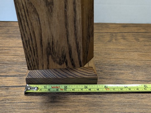 10" Amana Colonies Iowa, Large Hand-Crafted Wooden Analog Mantle Clock, Works - 第 16/16 張圖片