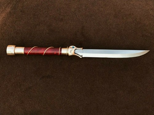 Handmade 5160 Spring Steel Tomb Raider Dagger of Xian, Short Sword, Dagger - Picture 11 of 11