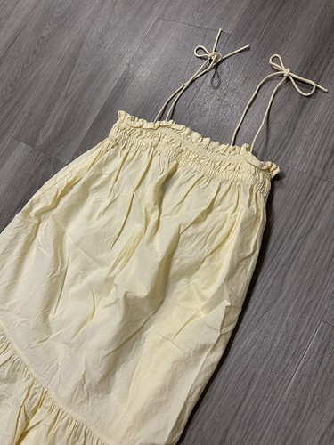 LADIES LEMON YELLOW OVERSIZED SUMMER DRESS SIZE 10 - Picture 5 of 8