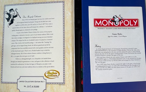 Monopoly Limited Collectors Edition Nr. 1 (Nr. 5027 von 10.000) - Bild 2 von 2