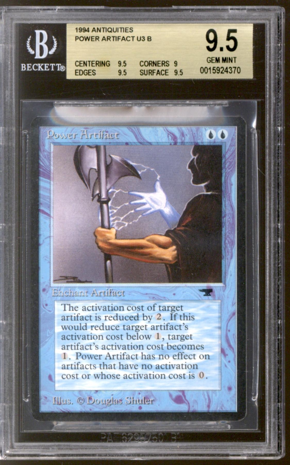 マジック：ザ・ギャザリング MTG Power Artifact BGS9.5 Power Artifact 1994 Antiquities Base Price Guide - Sports