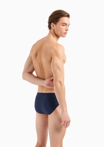 Emporio Armani Ea7 custume slip uomo con logo a sinistra con coulisse - Foto 4 di 11