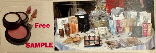 Stickers Cosmetic Free Sample Sheets ~ 5/Pack ~ Custom Made ~ Selling Tools WOW - Picture 1 of 2