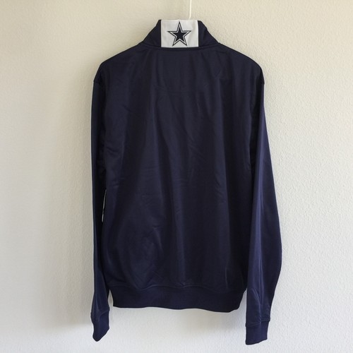 NUOVO Dallas Cowboys NFL Authentic Desco giacca uomo full zip blu taglia M - Foto 2 di 6