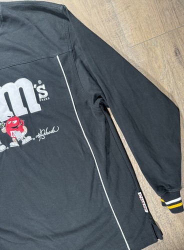 Vintage Y2K M&M's Kyle Busch #36 Embroidered Knit Jersey Longsleeve Shirt Size L - Picture 4 of 19