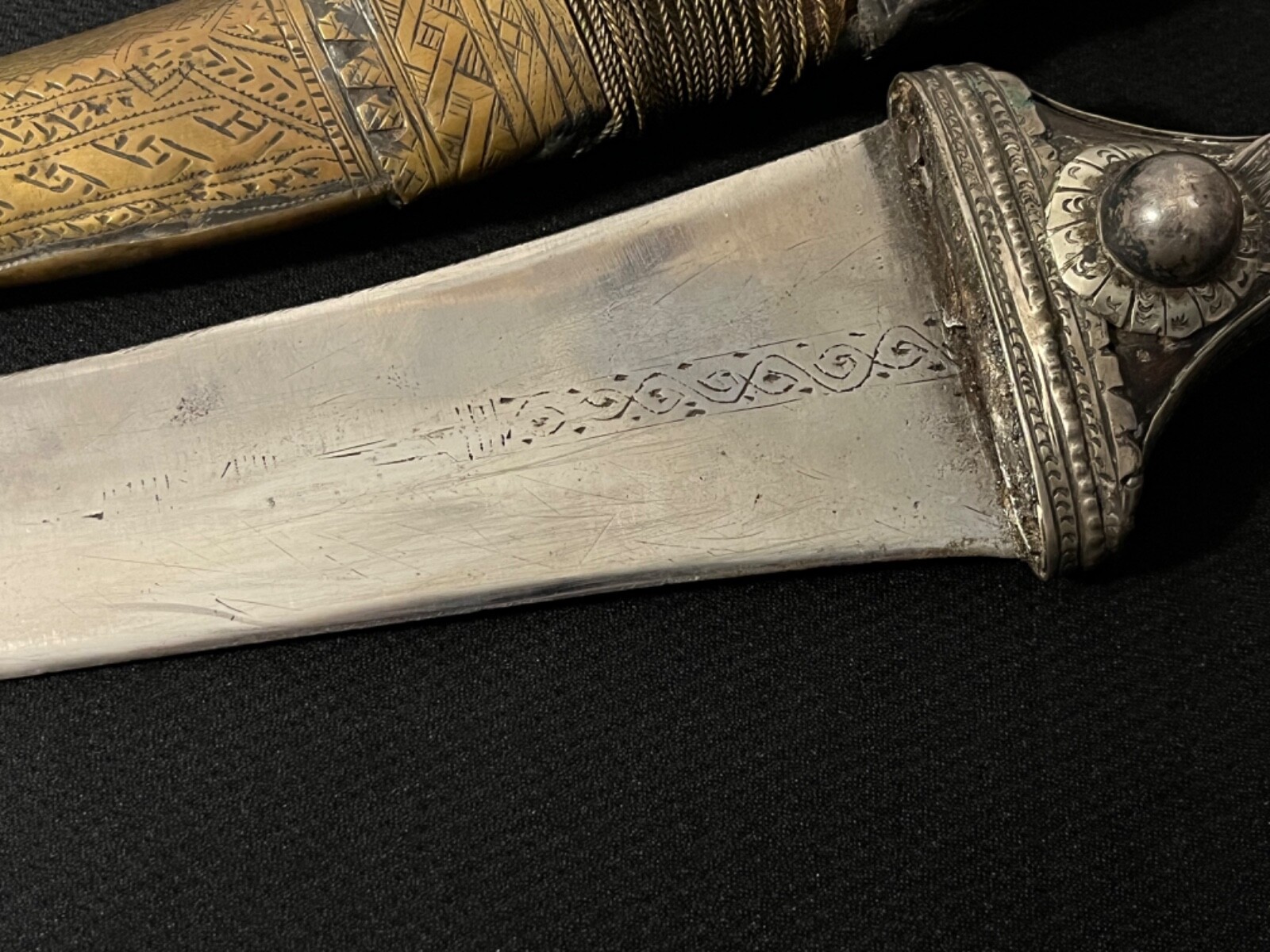 Antique Islamic Jambiya Dagger Old Wahhabite Arabian Ottoman Knife