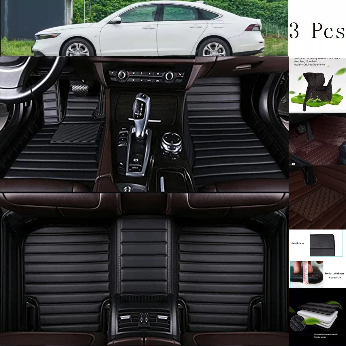 Mitsubishi Outlander Custom Waterproof Front Rear Cargo Liner Floor Mat