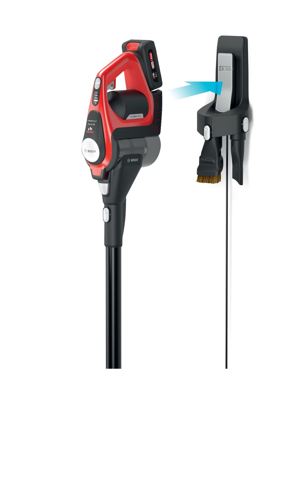 Bosch Bcs8224pet Unlimited Gen2 Serie 8 Proanimal Akkusauger Mit Stiel BOSCH BCS8224PET Unlimited Gen2 Serie 8 ProAnimal Stielsauger