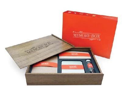 Wooden Memory Box Storage Container Organizer Photos Momentos By Luckies