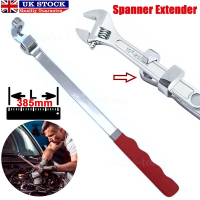 VICHIRSKIT Universal Spanner Wrench, Spanner Extender Extension Wrench Power Bar Tool 385mm
