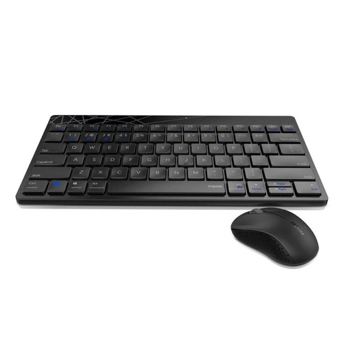 Rapoo 8000M kabelloses Tastatur-Maus Set, QWERTZ, schwarz/grau, 1300 DPI - Bild 3 von 3
