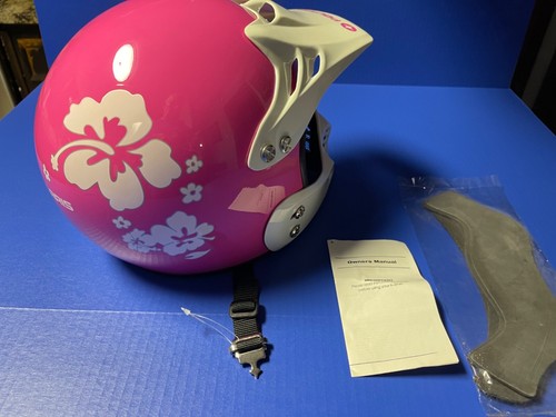 New Motorcross Helmet Pink Polasis Size M In Box - Picture 7 of 13